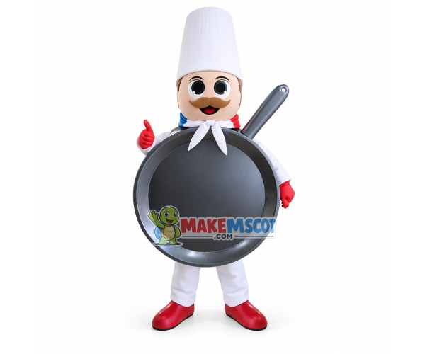 Non-stick Pan of Kitchenware Brand Mascot Costume Non-stick Pan of Kitchenware Brand Mascot Costume