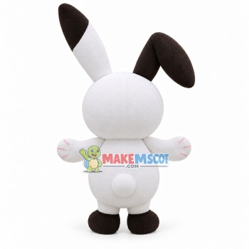 Cute Cartoon Soft White Bunny Mascot Costume Cute Cartoon Soft White Bunny Mascot Costume