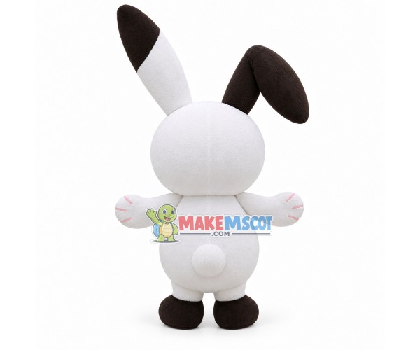 Cute Cartoon Soft White Bunny Mascot Costume Cute Cartoon Soft White Bunny Mascot Costume