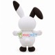 Cute Cartoon Soft White Bunny Mascot Costume Cute Cartoon Soft White Bunny Mascot Costume
