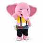 Pink Elephant Baby In Short Top Mascot Costume