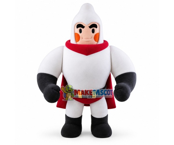 The Muscular White Super Man Mascot Costume The Muscular White Super Man Mascot Costume