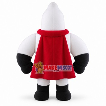 The Muscular White Super Man Mascot Costume