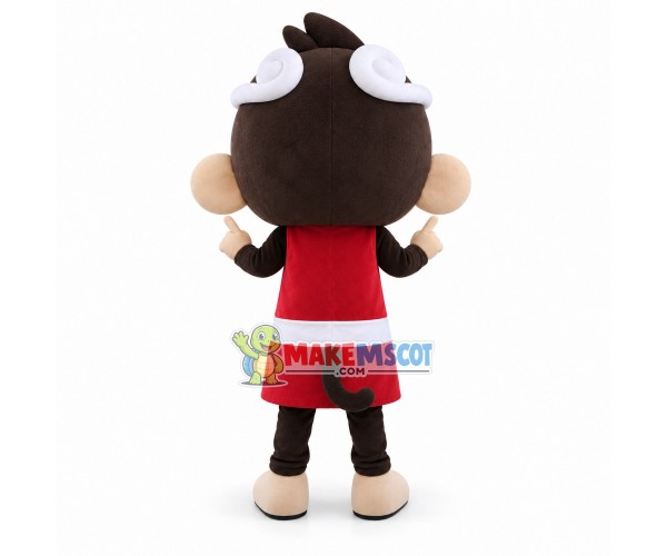 Rebellious Monkey With Restrained Headband Mascot Costume Rebellious Monkey With Restrained Headband Mascot Costume