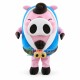 Baby Pig Wrapped In Blue Swaddle Mascot Costume Baby Pig Wrapped In Blue Swaddle Mascot Costume