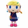 Beautiful Blue-eyed Girl In Dress Mascot Costume