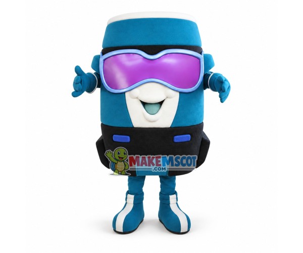 Fully Synthetic Lubricating Engine Oil Mascot Costume Fully Synthetic Lubricating Engine Oil Mascot Costume
