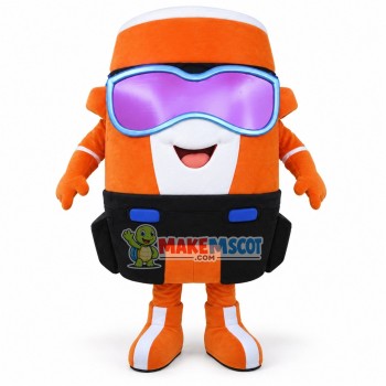 Fully Synthetic Lubricating Engine Oil Mascot Costume Fully Synthetic Lubricating Engine Oil Mascot Costume