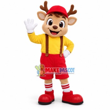 Little Boy In Loose Shorts Mascot Costume Little Boy In Loose Shorts Mascot Costume