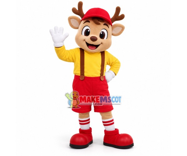 Little Boy In Loose Shorts Mascot Costume Little Boy In Loose Shorts Mascot Costume
