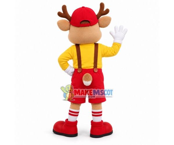 Little Boy In Loose Shorts Mascot Costume Little Boy In Loose Shorts Mascot Costume