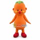 Soft Cartoon Doll With Flower Headband Mascot Costume Soft Cartoon Doll With Flower Headband Mascot Costume