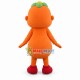 Soft Cartoon Doll With Flower Headband Mascot Costume Soft Cartoon Doll With Flower Headband Mascot Costume