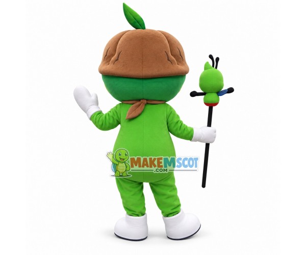 Walnut Boy of Premium Timber Home Mascot Costume Walnut Boy of Premium Timber Home Mascot Costume