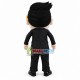 Fat Musician With Disdainful Expression Mascot Costume Fat Musician With Disdainful Expression Mascot Costume