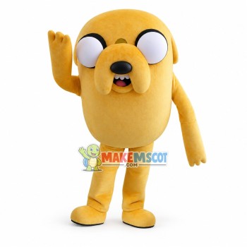 Blind Dog With White Eyeballs Mascot Costume