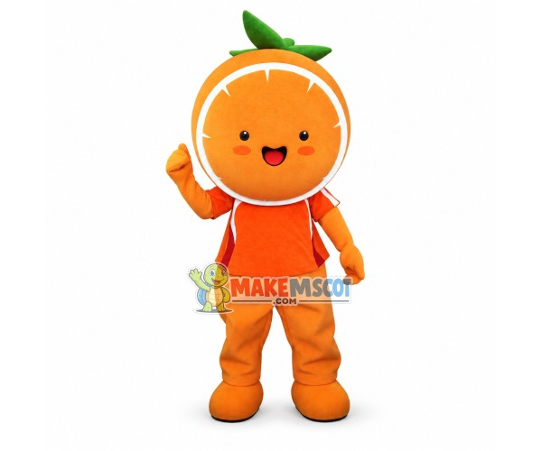 Orange Doll of The Supermarket Mascot Costume Orange Doll of The Supermarket Mascot Costume
