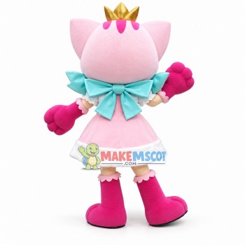 Transformed Cat Girl Miko God Rico Mascot Costume