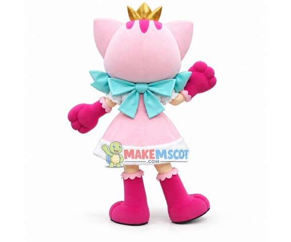 Transformed Cat Girl Miko God Rico Mascot Costume Transformed Cat Girl Miko God Rico Mascot Costume