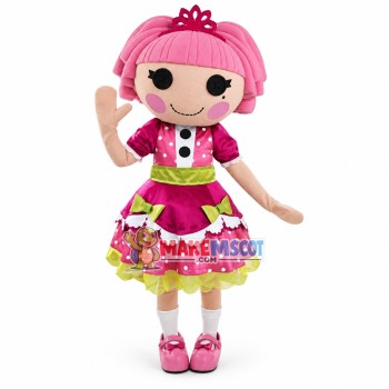 Jing Jing Bao In Gorgeous Princess Dress Mascot Costume Jing Jing Bao In Gorgeous Princess Dress Mascot Costume