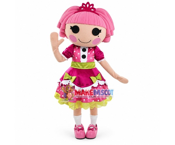 Jing Jing Bao In Gorgeous Princess Dress Mascot Costume Jing Jing Bao In Gorgeous Princess Dress Mascot Costume