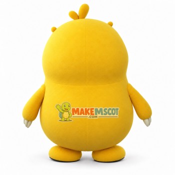 Cartoon Little Yellow Groundhog Mascot Costume Cartoon Little Yellow Groundhog Mascot Costume