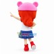Attractive Girl In Denim Skirt Mascot Costume Attractive Girl In Denim Skirt Mascot Costume