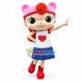 Attractive Girl In Denim Skirt Mascot Costume