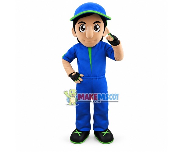 Attentive Mover With Good Service Mascot Costume Attentive Mover With Good Service Mascot Costume