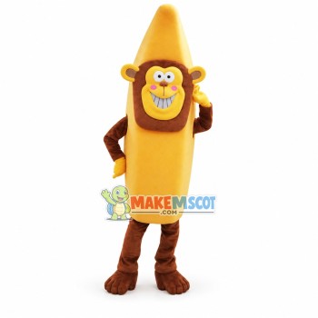 Monkey Banana Dessert Mascot Costume