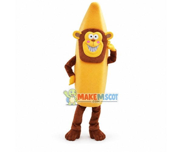 Monkey Banana Dessert Mascot Costume Monkey Banana Dessert Mascot Costume