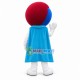Red-blue Head Doll of Hope Project Mascot Costume