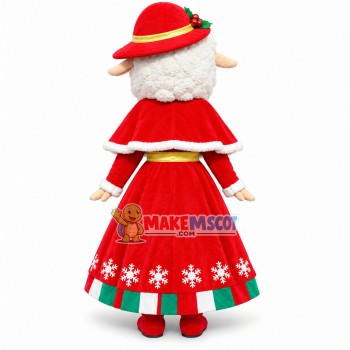 Elegant Sheep Mascot Costume for Christmas Dinner Party Elegant Sheep Mascot Costume for Christmas Dinner Party