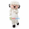 Soft Merry Pure White Sheep Mascot Costume