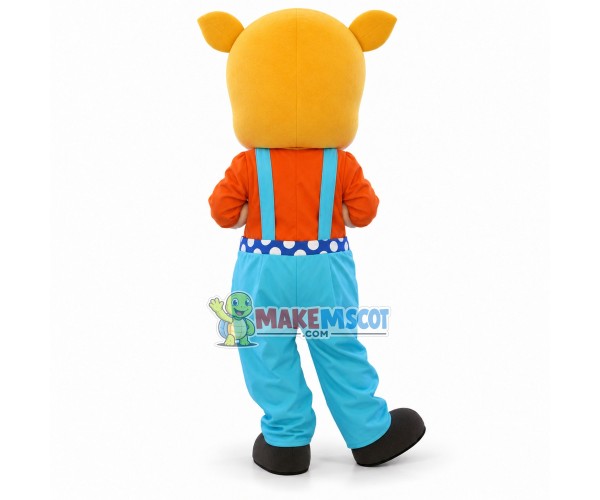 Shy the Slim Pig Brother Mascot Costume