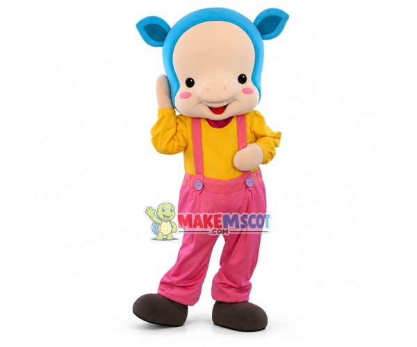 Shy the Slim Pig Brother Mascot Costume