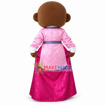 Monkey Couple In Korean Wedding Dress Mascot Costume Monkey Couple In Korean Wedding Dress Mascot Costume