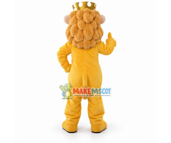 The Lion King Giving Encouragement Mascot Costume The Lion King Giving Encouragement Mascot Costume