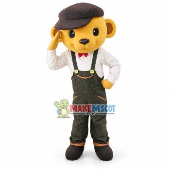 Bear Tailor With Good Craftsmanship Mascot Costume