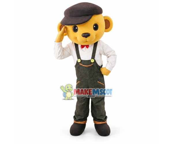 Bear Tailor With Good Craftsmanship Mascot Costume
