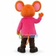 Mouse Chair In Pink Suit Mascot Costume Mouse Chair In Pink Suit Mascot Costume