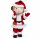 The Sheep In Thick Christmas Suit Mascot Costume The Sheep In Thick Christmas Suit Mascot Costume