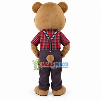The Kind Manager Brown Bear Mascot Costume