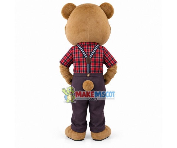 The Kind Manager Brown Bear Mascot Costume The Kind Manager Brown Bear Mascot Costume