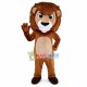 Brown Lion With Serious Expression Mascot Costume Brown Lion With Serious Expression Mascot Costume