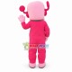 Pink Logger Vick of Logging Team Mascot Costume Pink Logger Vick of Logging Team Mascot Costume
