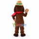 Female Monkey In Red Silk Scarf Mascot Costume Female Monkey In Red Silk Scarf Mascot Costume