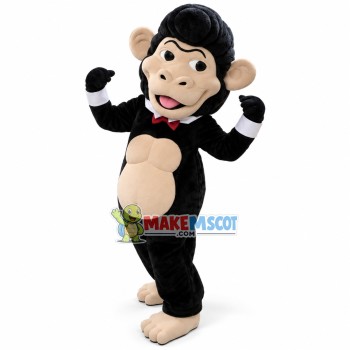 Power Cattle With Handsome Hairstyle Mascot Costume