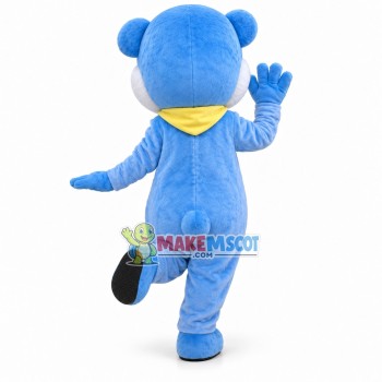 Happy Dancing The Blue Squirrel Mascot Costume Happy Dancing The Blue Squirrel Mascot Costume