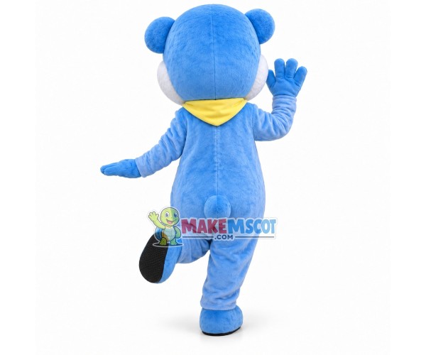 Happy Dancing The Blue Squirrel Mascot Costume Happy Dancing The Blue Squirrel Mascot Costume